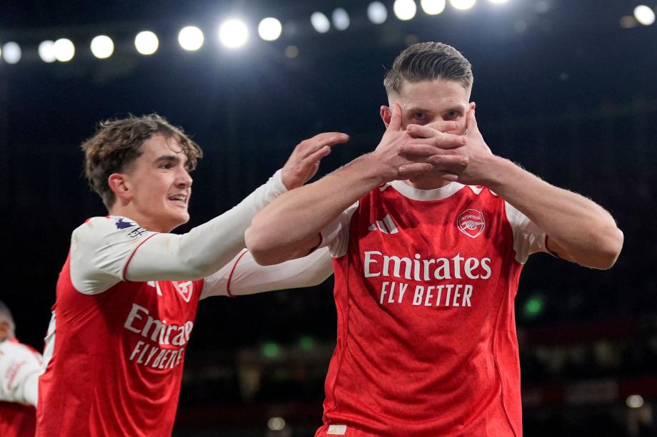 [图]英超-约克雷斯破门道曼建功 阿森纳2-0埃弗顿